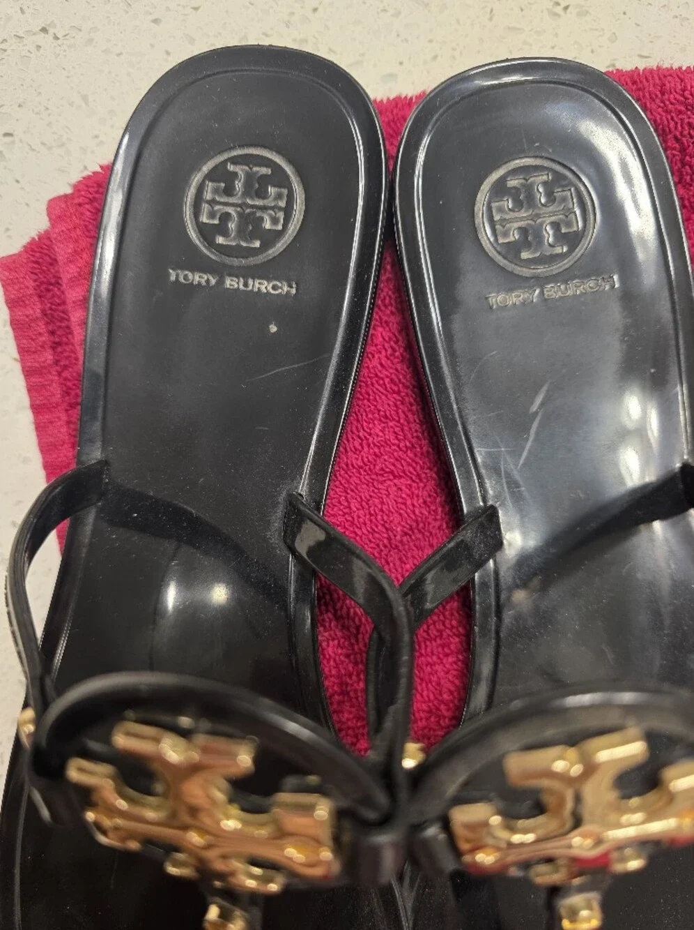Tory Burch Miller Jelly Sandals Size 9